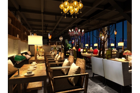 老榆木制作古典咖啡廳家具的優(yōu)點在哪里