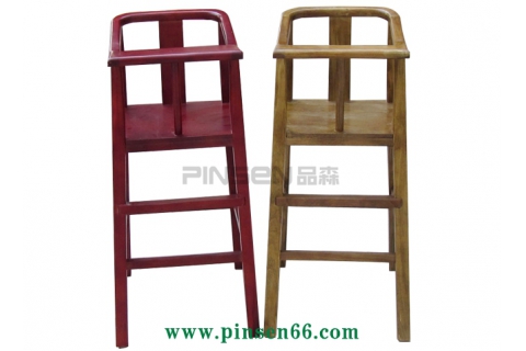 簡(jiǎn)約實(shí)木兒童BB餐椅