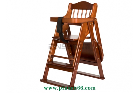 時(shí)尚伸縮實(shí)木兒童BB餐椅