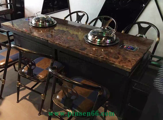 領(lǐng)海海鮮蒸汽火鍋桌椅組合