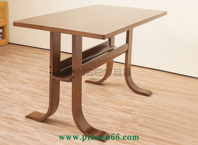 西餐廳實木餐桌椅